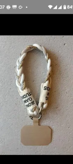 お値下げ　lit.Cy 　 カラーミックスコード ショート スマホストラップ