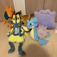 ルカリオ、リザードンぬいぐるみセット - メルカリ