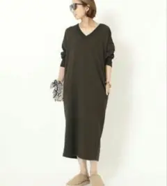 【美品】DeuxiemeClasse ドゥーズィエムクラス ジャージワンピース