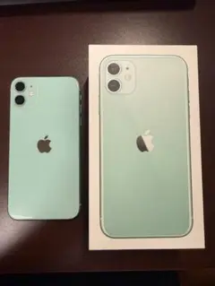 iPhone11 グリーン 本体 美品