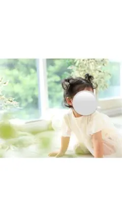 アイボリー チュチュスタイル ベビードレス 80