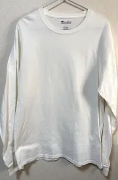 Champion 長袖Tシャツ L ホワイト