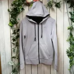 MK456★adidas ドット柄 フード付きパーカー★ジップアップ★S
