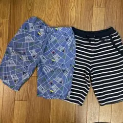 値下げ　パンツ　150 2枚セット　ボーダー　サーフィン
