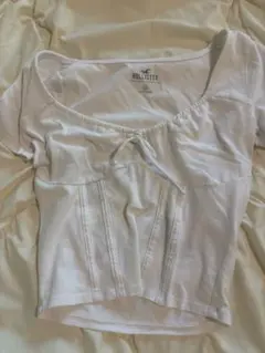 Hollister ホワイト 半袖カットソー XSのサムネイル