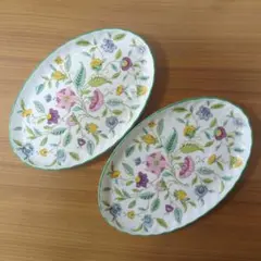MINTON ミントン HADDON HALL オーバルプレート 2枚セットのサムネイル