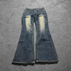 archive flare wide denim y2k faded swagのサムネイル