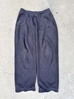 【00's】極太 NIKE ナイキ スウェットパンツ y2k フェードブラック