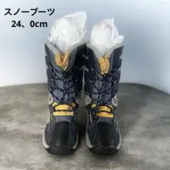 BEL RAYスノーブーツ グレー/ネイビー/イエロー　24,0cmのサムネイル