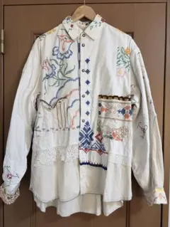 masterkey NEEDLE WORKS SHIRTS 刺繍 リメイクのサムネイル