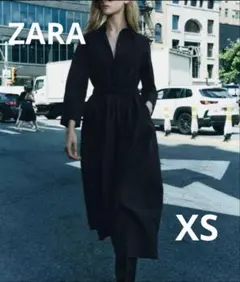 【美品】ZARA シャツワンピース　XS