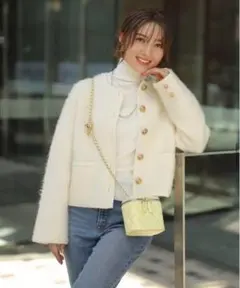 ニットジャギージャケット アプワイザーリシェ