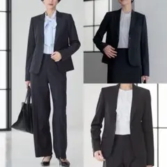 23区★ファインネスウール 一つ釦 ジャケット★上品ブラック