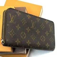 良品 ルイヴィトン モノグラム ジッピーウォレット 財布 ラウンドファスナー .
