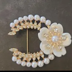 即日発送 新品 ブローチ フォーマル 卒園式 卒業式 入学式 桜パール z