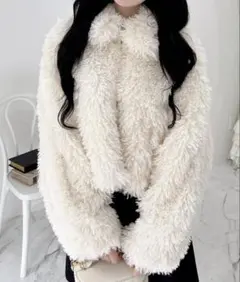 INGNI ステンカラープードルエコファーブルゾン