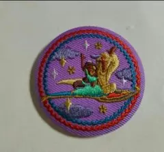 ディズニー 刺繍缶バッジ  アラジン