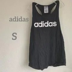 adidas ブラック タンクトップ S/M