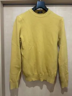BEAMS F クルーネックニット イエローのサムネイル
