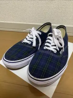 【廃盤・1度着用】vans スニーカー　タータンチェック柄　29cmのサムネイル