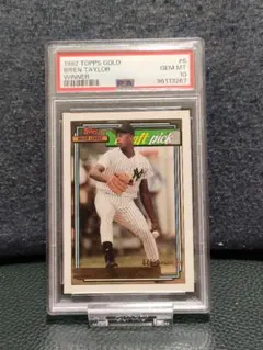1992 Topps Gold Winner B. Taylor PSA 10