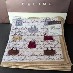 新品未使用 CELINE ハンカチ 58x58cm大判 Large バッグ柄