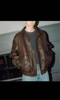 ジャーナルスタンダード　ラムダッドレザージャケット