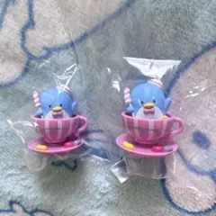 サンリオ　コーヒーカップ　ストライプ　タキシードサム　２点　ガチャ