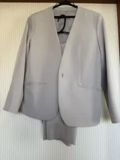 IKKA ライトグレー パンツセットアップ