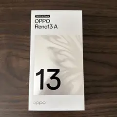 新品未使用　OPPO Reno 13A アイスブルー