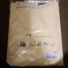 【週末値下げ】猫プリント Lサイズ 長袖カットソー