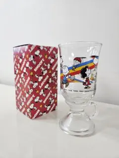スヌーピー ガラスコップ 1960年代製 昭和レトロ SNOOPY グラス