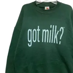 FEOD バンド スウェット got milk スラング メッセージ レタリングのサムネイル