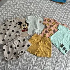 ミッキー アンパンマン Tシャツ ショートパンツ セット