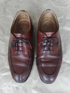 【Burberry】バーバリー Uチップ 革靴 茶 25.5cm前後 リペア用のサムネイル
