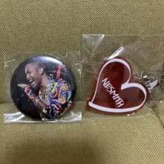 EXILE NESMITH 缶バッジ、ラメネームキーホルダー