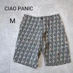 CIAO PANIC チャオパニック 総柄 ショートパンツ M グリーン 幾何学のサムネイル