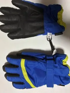 ウィンタースポーツ用グローブ 青と黄色