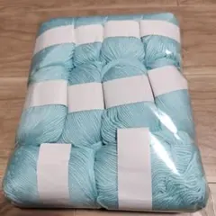 新品カシミヤ混シルク毛糸ウォーターブルー10玉約500g257