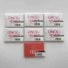 TWICE フォトカードセット ONCE DAY &TWICE 7個セット