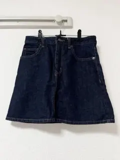 GU デニムローウエストミニスカート Sサイズ