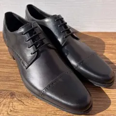 【未使用】キャサリンハムネット ストレートチップ 25.5cm 黒 外羽根 革靴のサムネイル