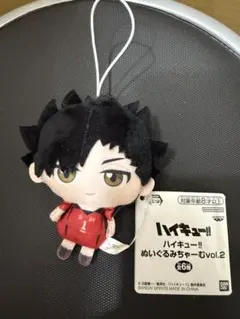 新品未使用！タグ付！ハイキュー!! ぬいぐるみちゃーむvol.2（黒尾鉄朗）