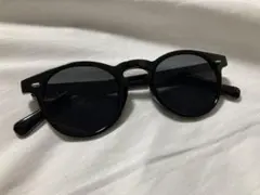 メンズ　サングラス　black×black　ボストン　UV400