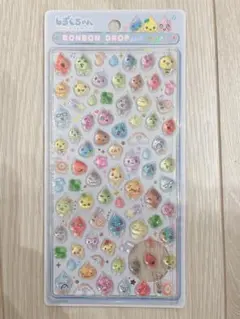 ボンボンドロップシールミニ　しずくちゃん　森の仲間たち