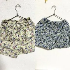UNIQLO GU  花柄 キュロット 2点セット　半ズボン