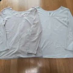 ユニクロ　極暖ヒートテック　ライトグレー　2枚セット