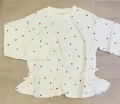 アプレレクール ハート チュニック トレーナー