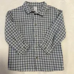 H&M チェック柄長袖シャツ 92
