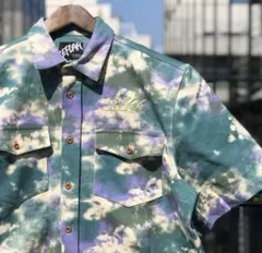 LEFLAH タイダイ 半袖シャツ